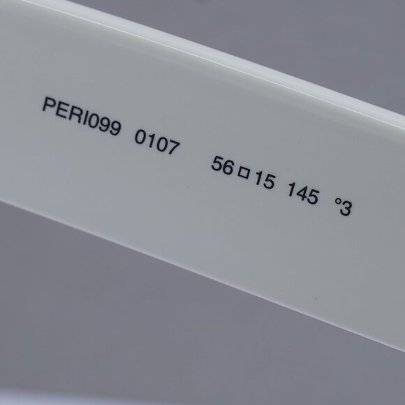 Palm Angels PERI099 HOLLYWOOD 0107 Cat Eye Sunglasses - White/Dark Grey - Picture 9 of 11